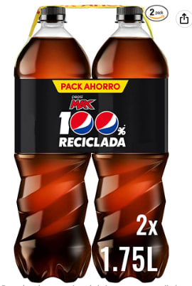 Pepsi Max 2 botellas 1,75L por solo 2.06€