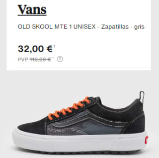 Zapatillas para Mujer Vans OLD SKOOL MTE 1 por 32€