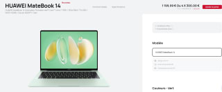 Huawei matebook 14 à 1.199,99€