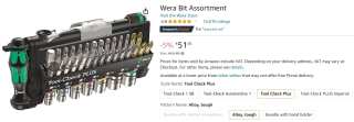 Wera Tool-Check PLUS Accessoire set voor €51,06 bij Amazon