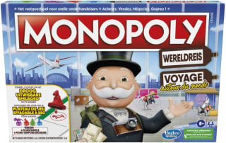 Monopoly Wereldreis - Bordspel voor €9,28 bij Amazon