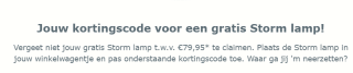 Gratis Storm oplaadbare lamp bij Lampenlicht
