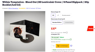 Within Temptation - Bleed Out - Limited Edition - CD (Digipack) voor €13,49