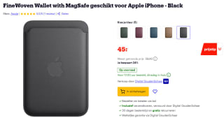Apple FineWoven kaarthouder met MagSafe voor iPhone - voor €45 bij Bol.com
