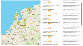 Uitdeeldagen voor gratis bomen op 1 & 2 maart op diverse locaties door Meerbomennu