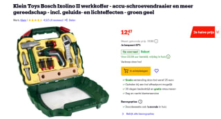 Klein Bosch Ixolino Gereedschapskist voor €12,47 bij Bol