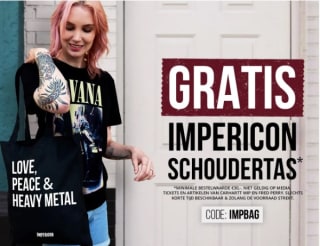 Gratis Impericon schoudertas bij besteding vanaf €30