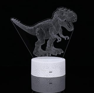 50% de descuento en lámpara nocturna 3D dinosaurio