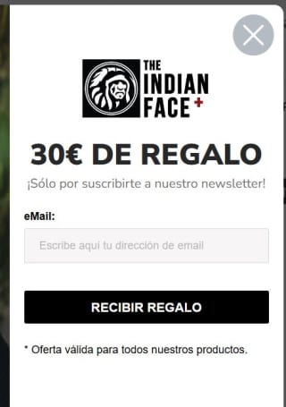 30€ de descuento para tu primer pedido en The Indian Face