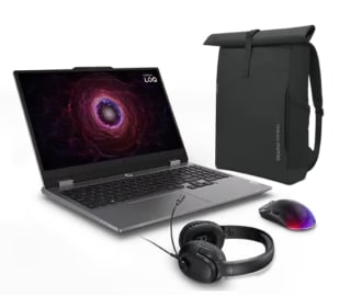 LOQ 15ARP9 laptop, Gamingrugzak, gaming muis en gamingheadset voor €1029 bij Lenovo