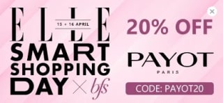 20% korting op Payot bij Beautyfashionshop