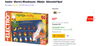 Electro Wonderpen Nijntje voor €11,39 bij Bol