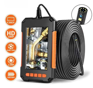 Cámara endoscópica Industrial, boroscopio de inspección, impermeable IP68, 1080P por 20,06€