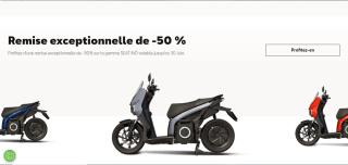 50% de Réduction sur la gamme Seat Mó chez Seat