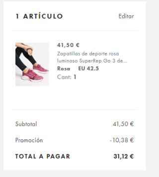 Zapatillas Nike SuperRep Go 3 Rosa por 31,12€