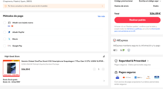 OnePlus Nord 4 5G Versión Global NFC 12GB+256GB por solo 326,05€