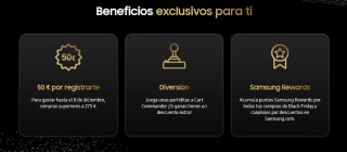 50€ de regalo solo por registrarte en Samsung
