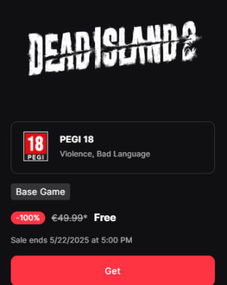 Dead Island 2 gratis via Epic Games