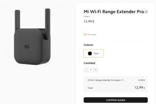 Xiaomi Mi Wi-Fi Range Extender Pro amplificador por 2,99€