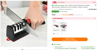 Afilador Manual Profesional de 4 Etapas por 1,47€