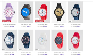 Recopilación de relojes desde 8,50€ en Zalando privé