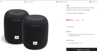 Altavoces inalámbricos JBL Link Music Bundle por 89.99€