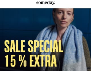 15% extra korting op de sale van Someday