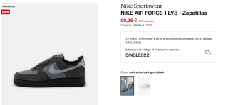 Zapatillas Nike Air Force 1 LV8 por 70,94€