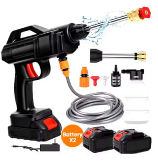 Limpiador de alta presión inalámbrico, 50bar, 2 batería Makita de 21V por 29,89€