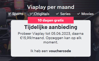 Gratis 10 dagen Viaplay (kijk F1 Monaco & F1 Spanje)