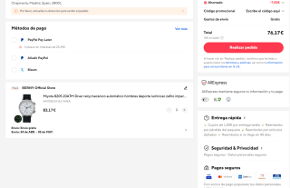 Reloj Berny automático con armis Miyota 8205 20ATM por solo 76,17€