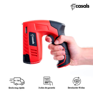 Casals Grapadora eléctrica y clavadora inalámbrica a batería Incluye 200 grapas y 200 clavos por 26,09€ (cuenta nueva por 15,65€)