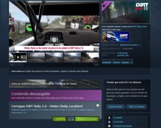 Varios DLC gratis para el juego Rally Dirt 2.0