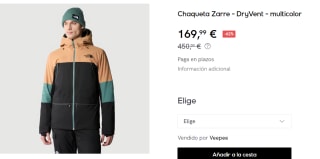 Chaqueta The North Face de Hombre Zarre - DryVent por 169.99€