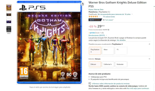 Videojuego Warner Bros Gotham Knights Deluxe Edition para PS5 por 29,90€