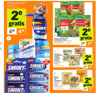 Albert Heijn Hamsterweken veel producten de 2de gratis