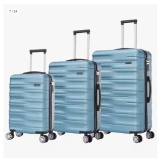 Juego de 3 Maletas Trolley ABS Semirrígidas 4 Ruedas por 59.49€ (Cuenta Nueva 47.49€)
