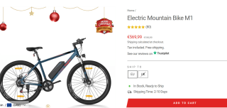 Elektrische Mountain Bike M1 Eleglide - 27,5" - 250W 36V voor €569,99