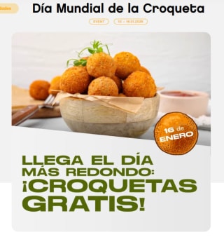 Gratis Croquetas por el día de la croqueta en CC Nassica