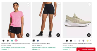 20% extra korting op de sale tot 50% bij Under Armour