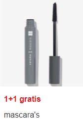 1+1 gratis op alle mascara's bij Hema