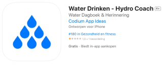 Water Drinken - Hydro Coach 4+ Water Dagboek & Herinnering voor IOS gratis
