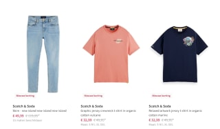 Otrium sale met tot 60% korting op Scotch & Soda: + €10 of 20% extra korting dmv codes