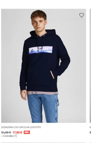 Descuentos de hasta -70% y portes gratis desde Jack and Jones