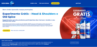 Experimente Grátis – Head & Shoulders e Old Spice - R$ 60