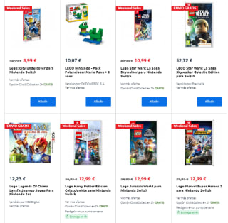 Videojuegos Lego Nintendo desde solo 8,99€