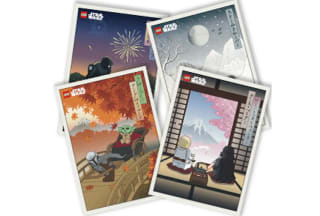 LEGO Star Wars Carteles de vacaciones en Japón Gratis