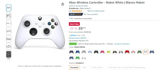 Xbox Mando Carbon Black para Xbox One, Xbox Series X|S por 37,90€