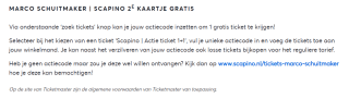 2 kaartje gratis voor concert Marco Schuitmaker in de Gelredome op 9 november via Scapino