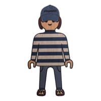 Lámpara decorativa Playmobil azul 50x26x4,5cm Madera por tan solo 49,99€